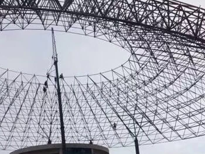 嘉峪关篮球馆球形网架厂家价格