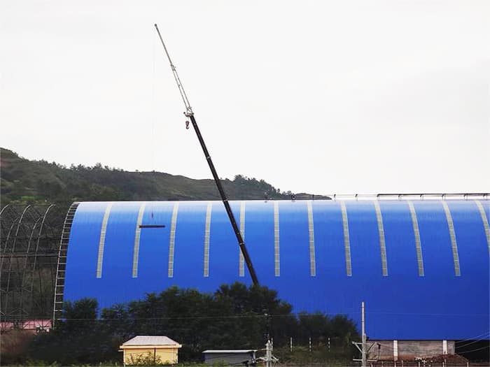 嘉峪关煤棚网架工程