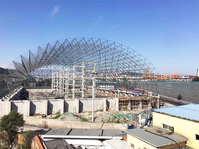 嘉峪关煤矿储煤棚网架工程